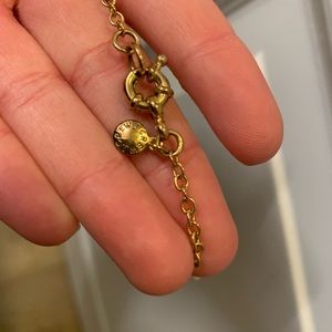 J. Crew Jewelry - EUC J crew long faux grey pearl goldtone necklace J. Crew Jewelry - EUC J crew long faux grey pearl goldtone necklace